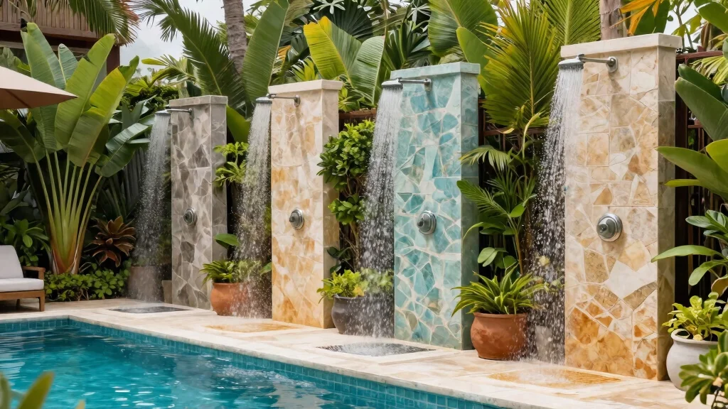 10 Outdoor Pool Shower Ideas to Create a Resort Style Backyard at Home
