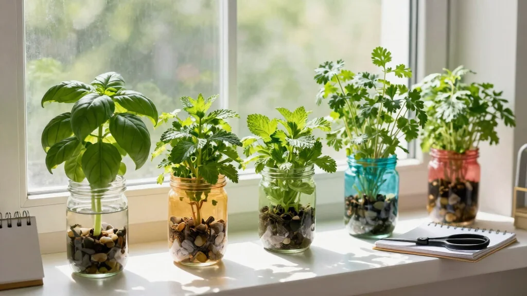 9 Windowsill Hydroponic Herb Ideas for Fresh Flavors in the Smallest Spaces